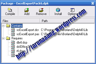 Delphi Install Dpk Package